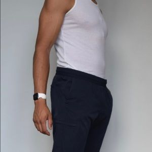 Tahari Men’s Navy Blue Track Pants Size Large
